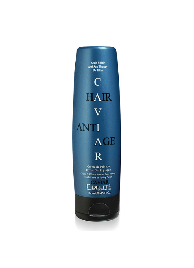 FIDELITE CAVIAR CREMA DE PEINAR PARA RULOS SIN ENJUAGUE X 250 ML.