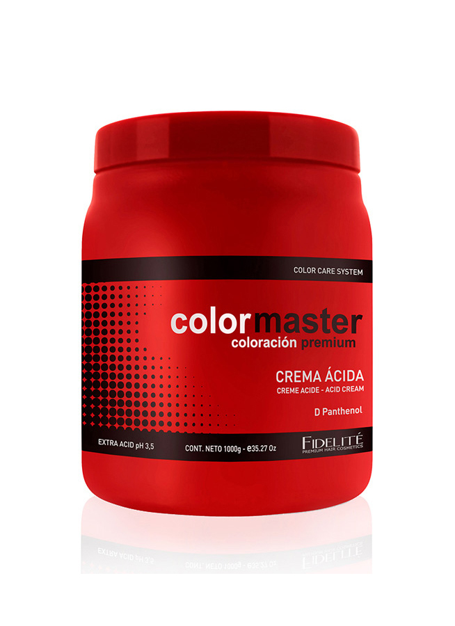 FIDELITE COLORMASTER MASCARA CREMA ACIDA X 1000 ML.